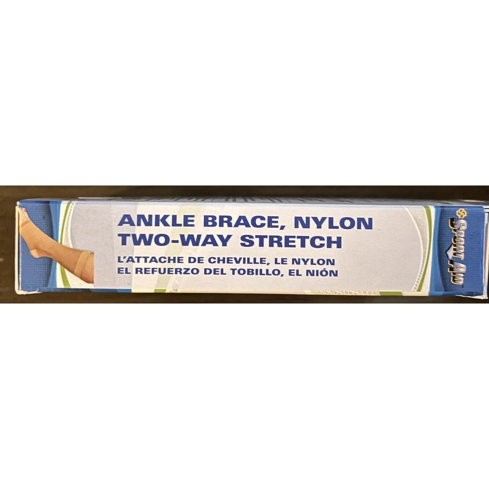 Sportaid Beige Ankle Support Pull-On for the Ankle SA1406 Large New
